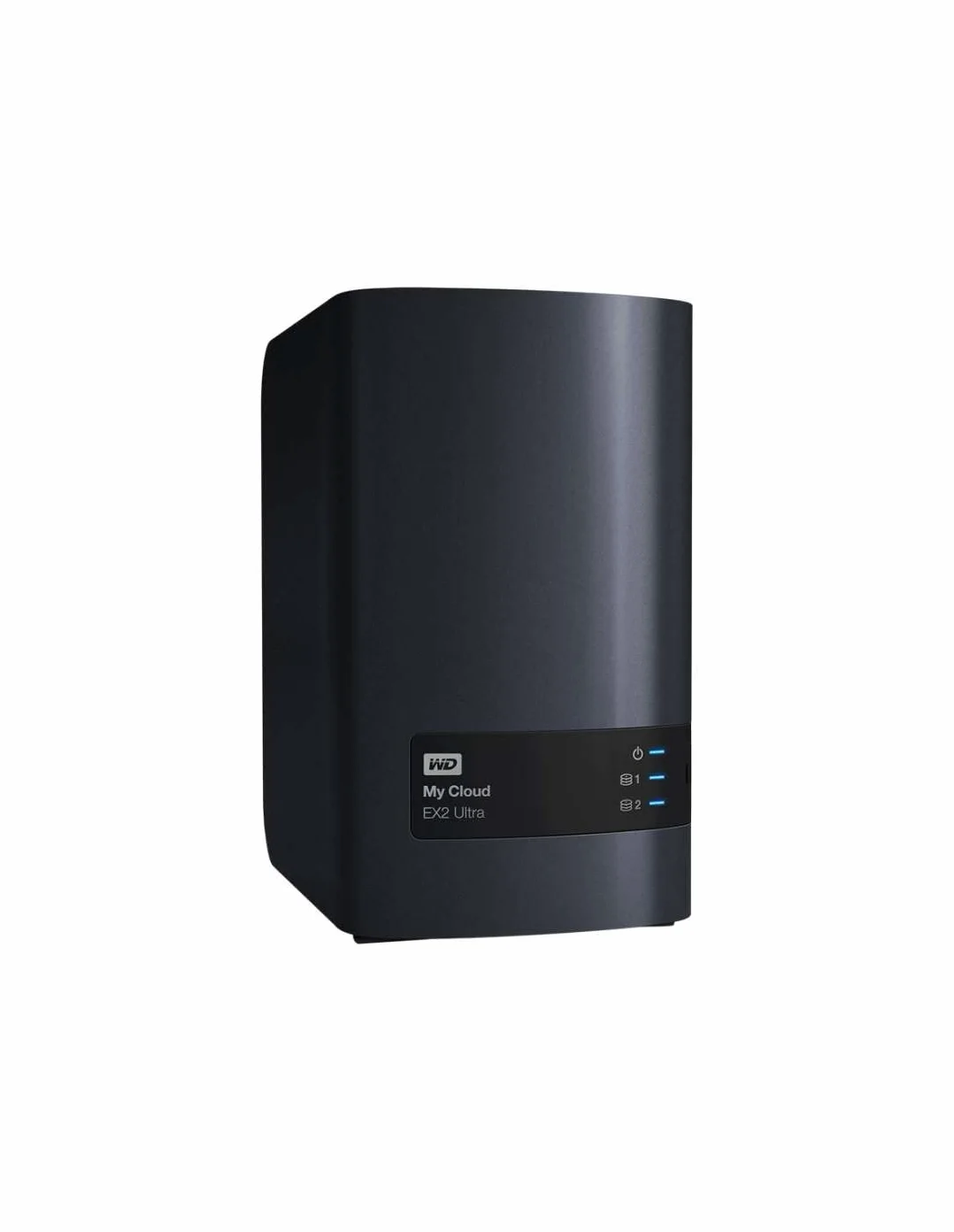 WD 0 To - Diskless My Cloud EX2 Ultra Boîtier NAS 2 baies - Stockage en réseau RAID, synchronisation de fichiers, streaming, serveur média