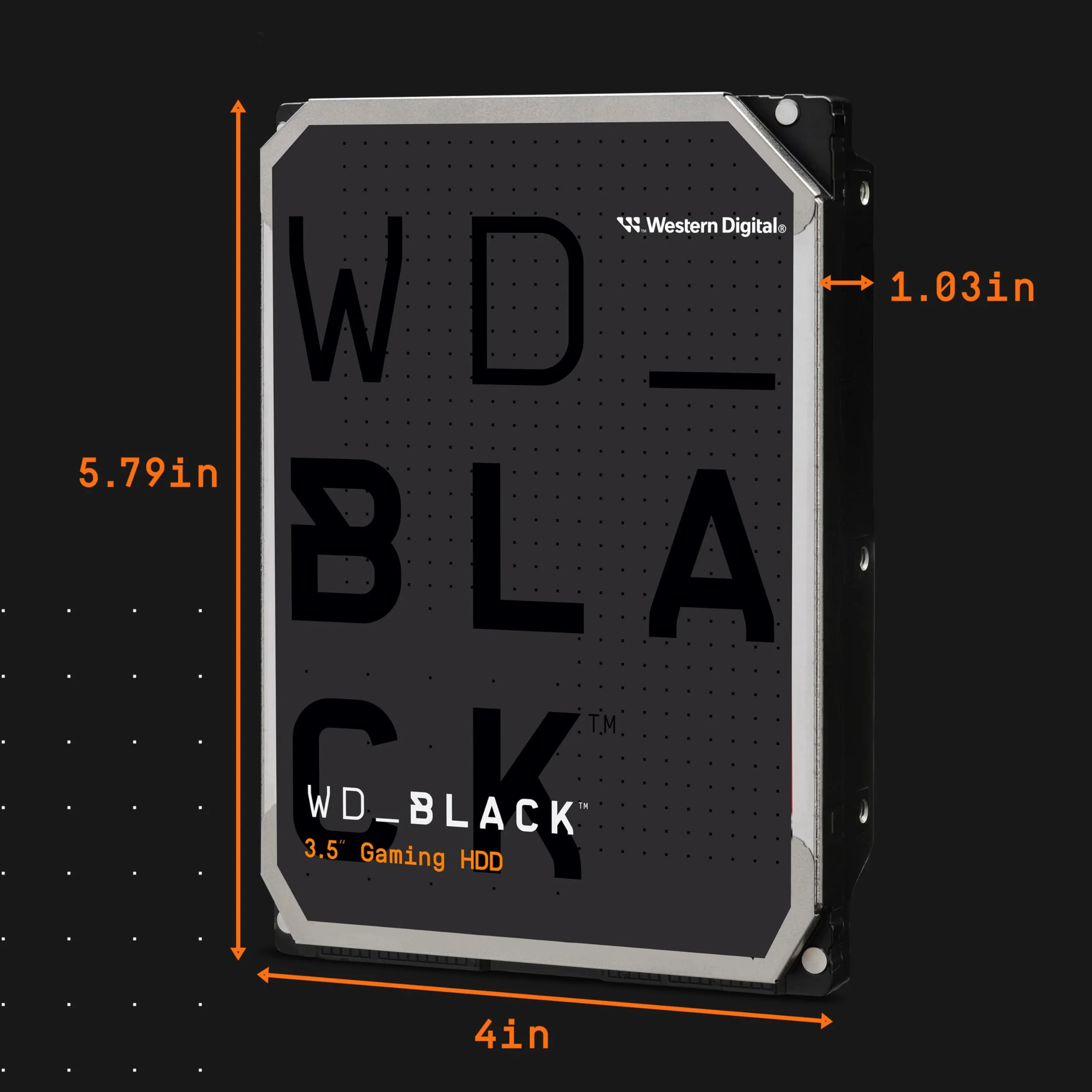 WD_BLACK 2 To High Performance, Disque dur Interne 3.5" 7200 RPM Class, SATA 6 GB/s, 64MB Cache, Garantie 5 ans
