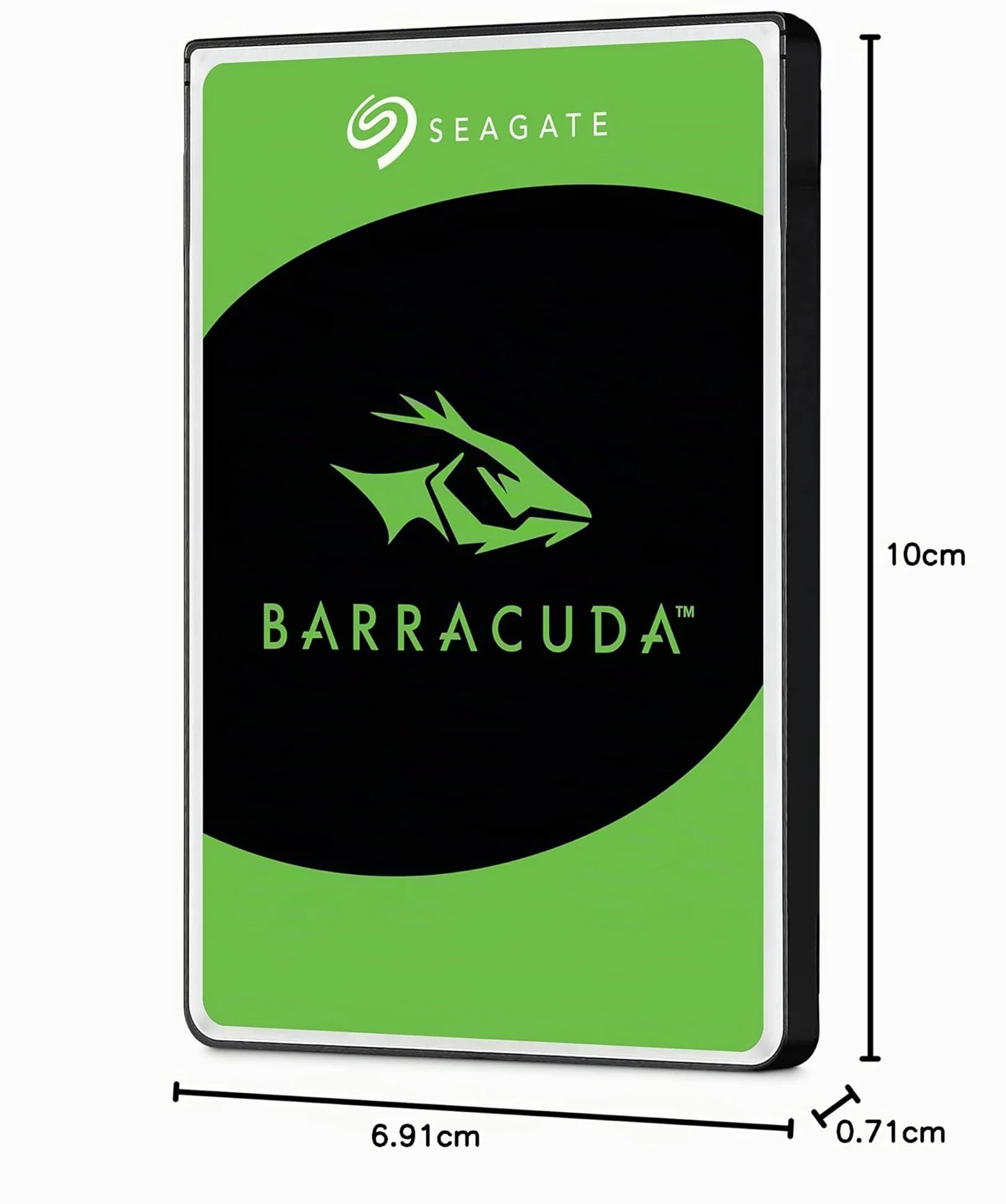 Seagate BarraCuda, 1 To, Disque dur interne HDD – 2,5" SATA 6 Gbit/s 5 400 tr/min, 128 Mo de mémoire cache, pour PC portable (ST1000LM048)