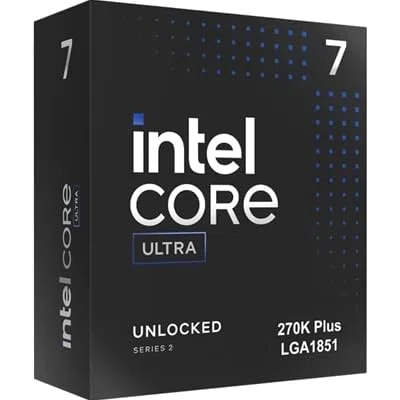Intel Core Ultra 7 270K Plus processore 36 MB Cache intelligente Scatola (CPU/Core Ultra 7 270K Plus 5.5 GHz Box)