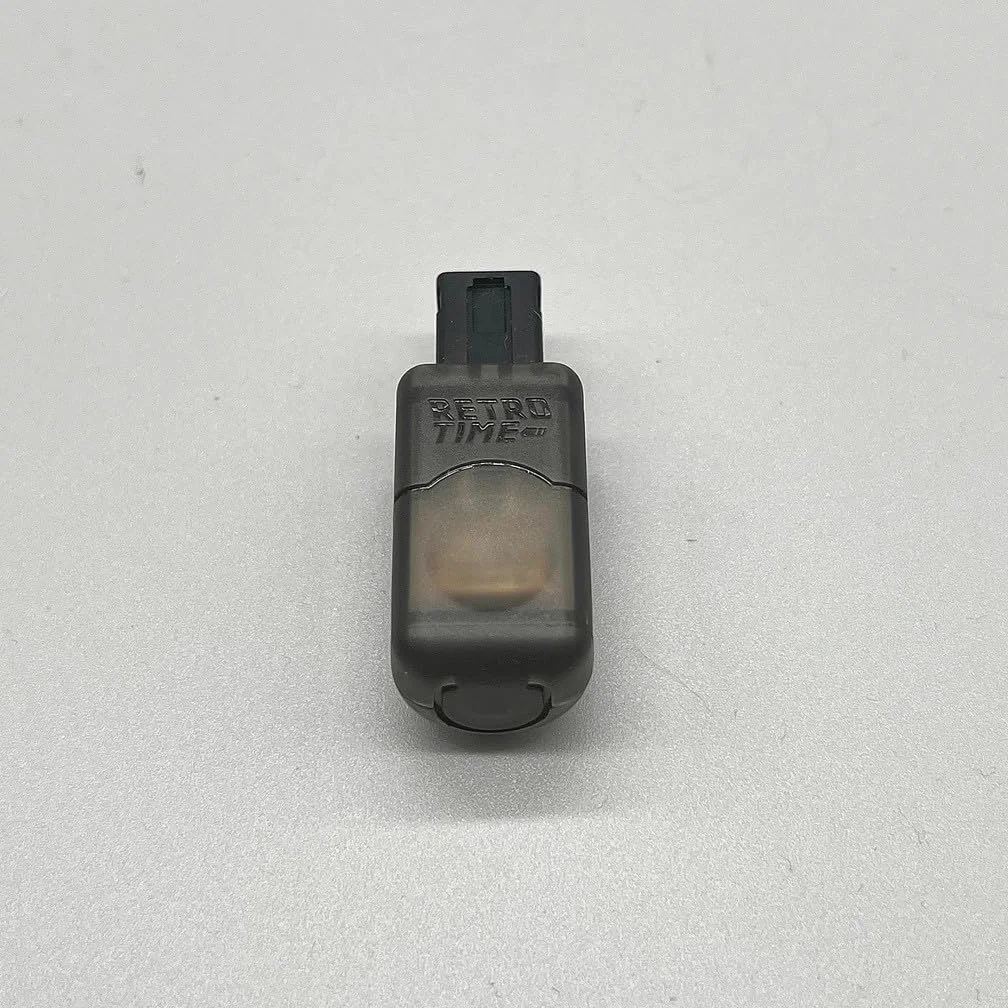 DC BlueRetro Contrôleur Récepteur avec Mémoire Virtuelle pour Dreamcast (Blanc Original) (Noir Fumé)