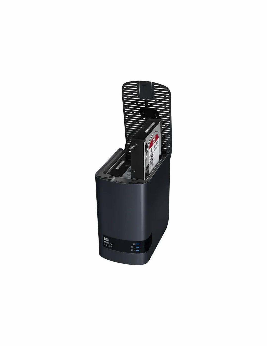 WD 0 To - Diskless My Cloud EX2 Ultra Boîtier NAS 2 baies - Stockage en réseau RAID, synchronisation de fichiers, streaming, serveur média