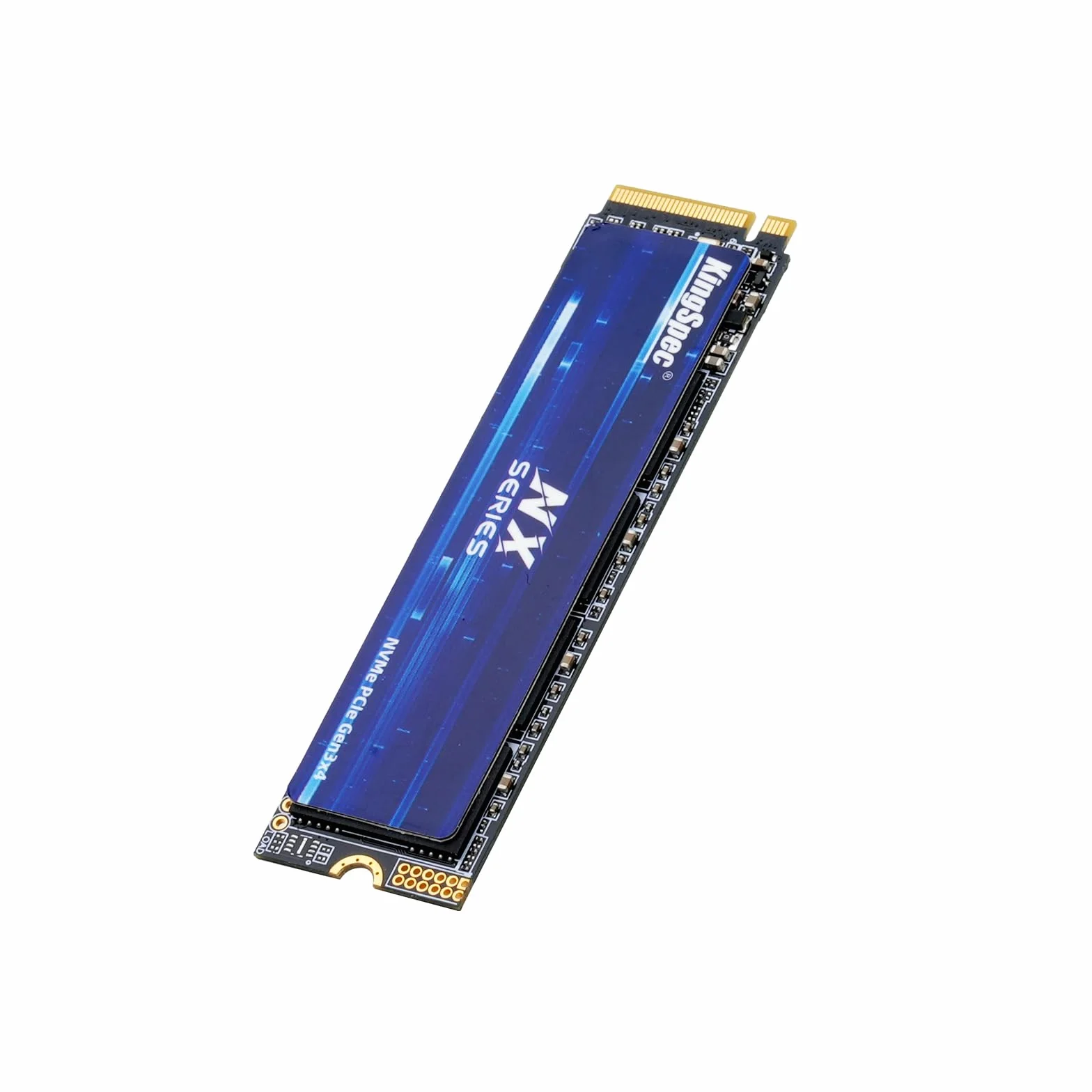 KingSpec 1To SSD M.2 NVMe 2280, PCIe Gen 3x4 NVMe SSD, Jusqu'à 3500 Mo/s, 3D NAND Flash Disque SSD Interne, pour Ordinateur de Bureau et Ordinateur Portable