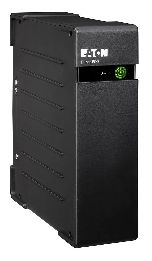 Eaton Ellipse ECO 1600 USB DIN - Onduleur (montable sur Rack/Externe) - CA 230 V - 1000 Watt - 1600 VA - USB - connecteurs de Sortie : 8-2U - 19", Noir