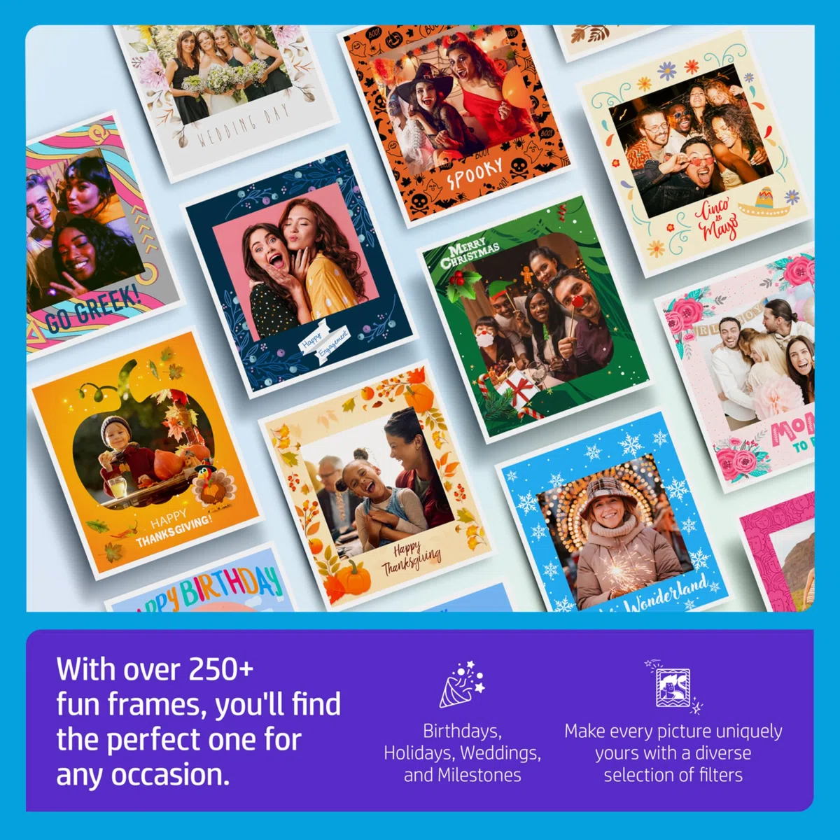 HP Sprocket Photomaton Machine Imprimante Photo Instantanée Couleur (Blanc) Starter Bundle + Papier Zink (100 Feuilles) + Étui de Transport Rembourré