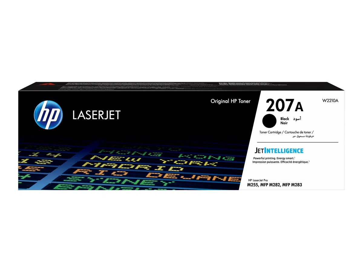 HP 207A Lot de 4 cartouches de toner (W2210A, W2211A, W2212A, W2213A), d'origine, pour HP Color Laserjet Pro M255, M282 et M283