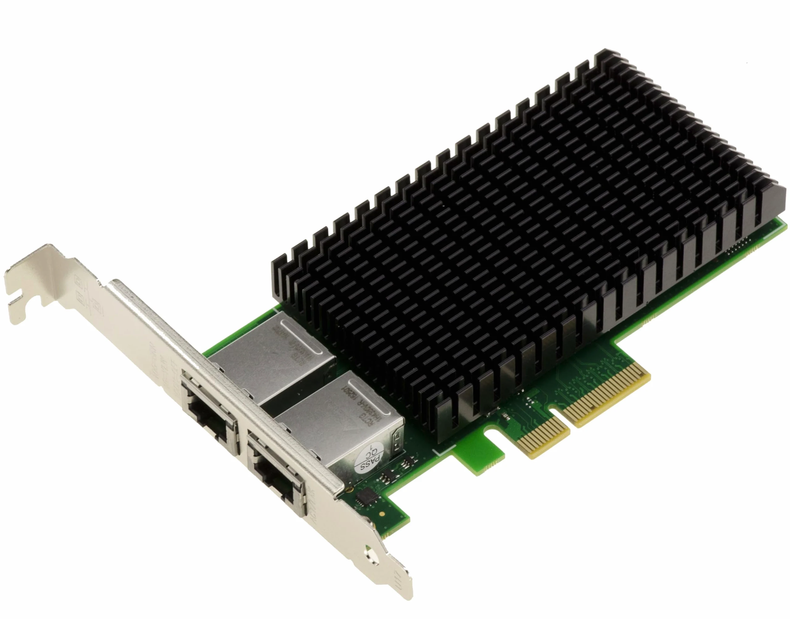KALEA-INFORMATIQUE Carte PCIe x4 2 Ports RJ45 10G Intel X550 | Carte réseau PCIe x4 double port RJ45 10 Gigabit Ethernet avec chipset Intel X550.