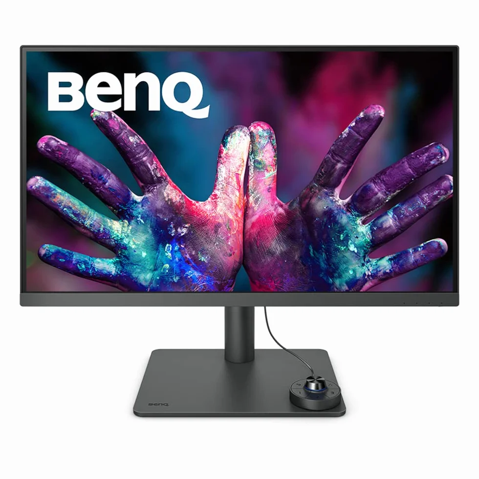 BenQ Creative Pro PD2705U Écran 27 Pouces 4K pour Les Designers, IPS, AQCOLOR, 99% sRGB, 99% Rec. 709, Étalonné en Usine, Uniformité, Delta E ≤ 3, 65W USB-C, HDMI, DP, KVM, Compatible avec MacBook