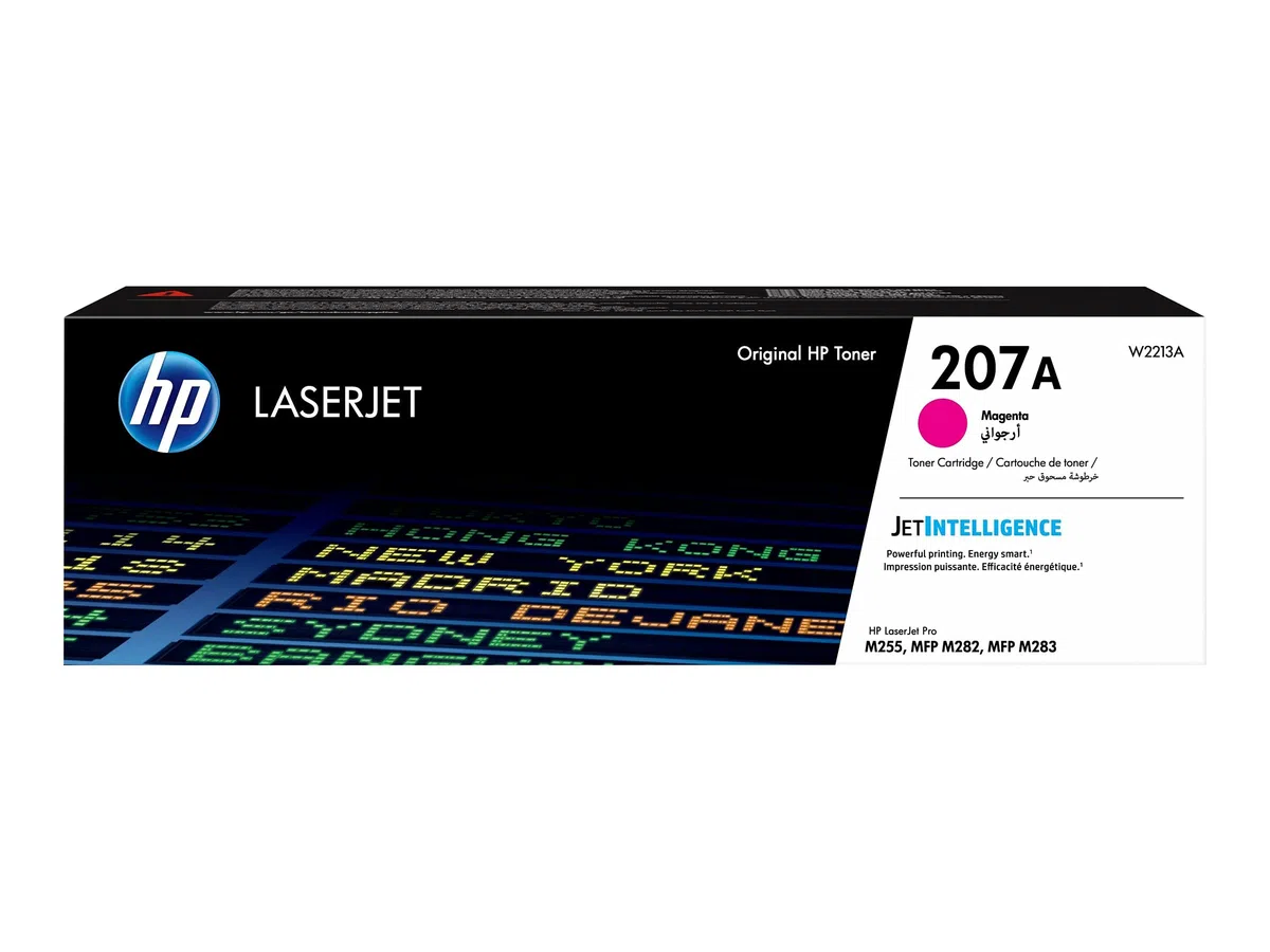 HP 207A Lot de 4 cartouches de toner (W2210A, W2211A, W2212A, W2213A), d'origine, pour HP Color Laserjet Pro M255, M282 et M283