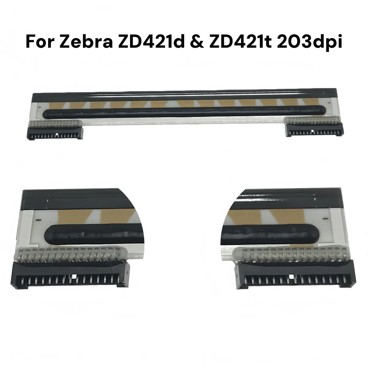 1 tête d'impression à Transfert Thermique P1112640-218 P1112640-019 203 dpi Compatible avec Zebra ZD421T ZD421 ZD421T-HC ZD421D