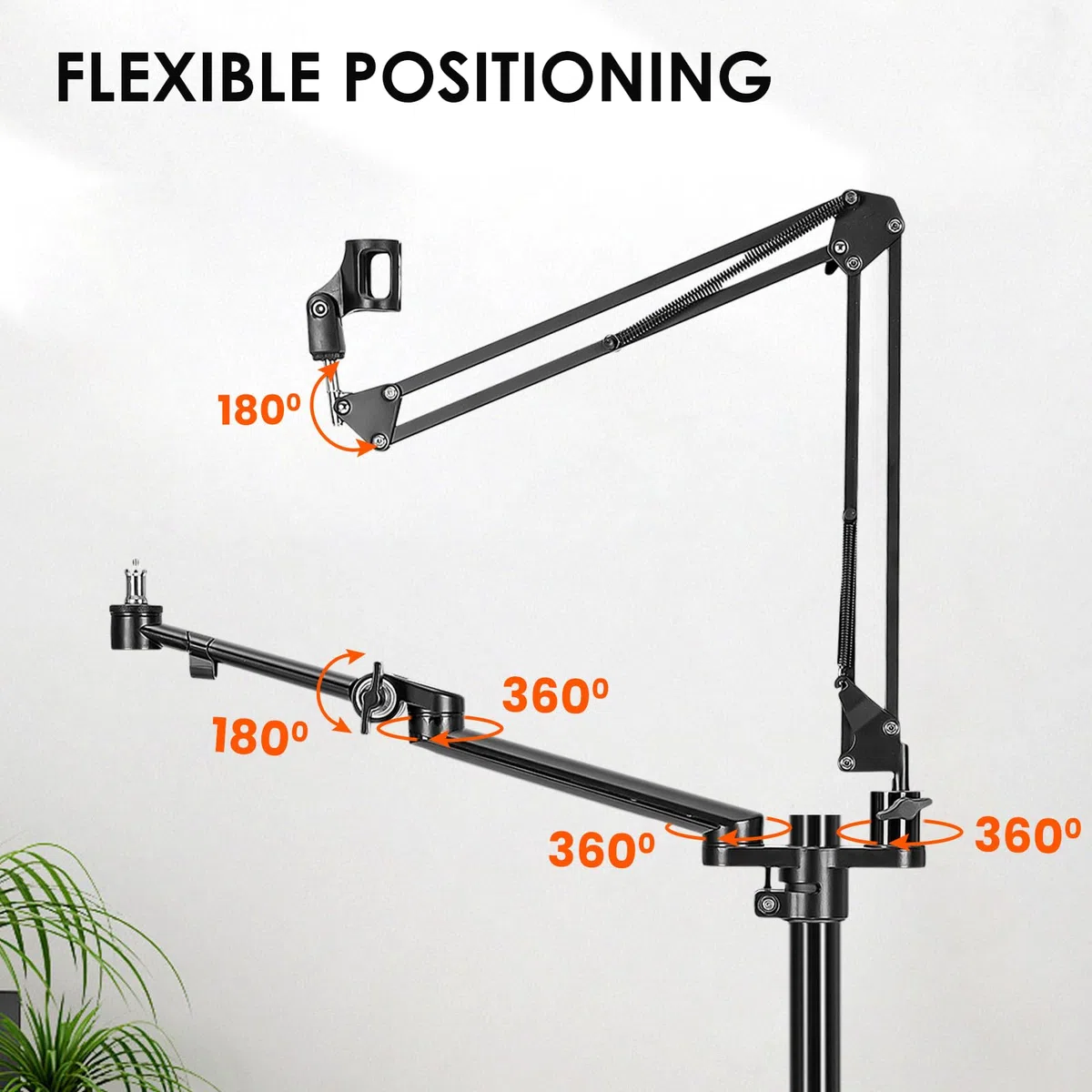 TARION Titanrig Bras Module Y : Trépied de table pour appareil photo, trépied de table, trépied de serrage, bras articulé, support de table pour appareils photo reflex numériques, éclairage annulaire