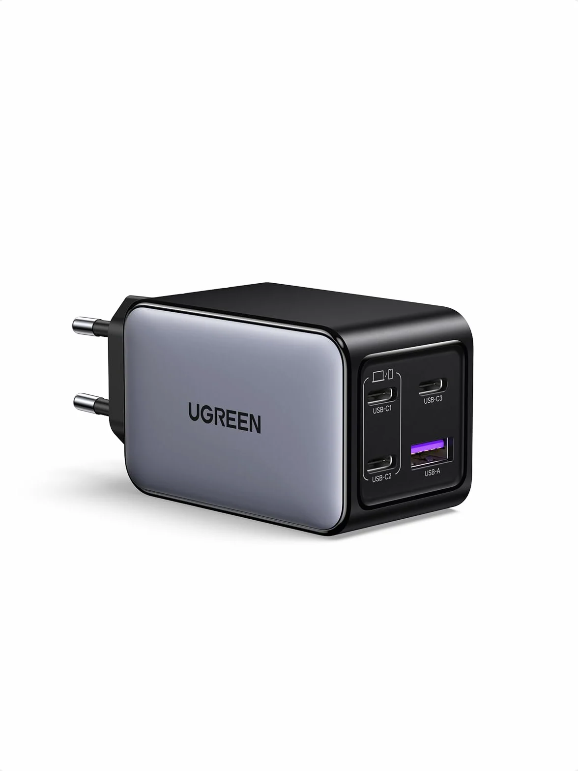 UGREEN Nexode 65W 4 Ports Chargeur USB C Rapide GaNInfinity Prise Secteur USB C Compatible avec iPhone 17 Pro Max Air 16 15 14 13 12 Galaxy S26 S25 S24 S23 A15 Pixel 10 9 8 iPad MacBook Neo Air Pro