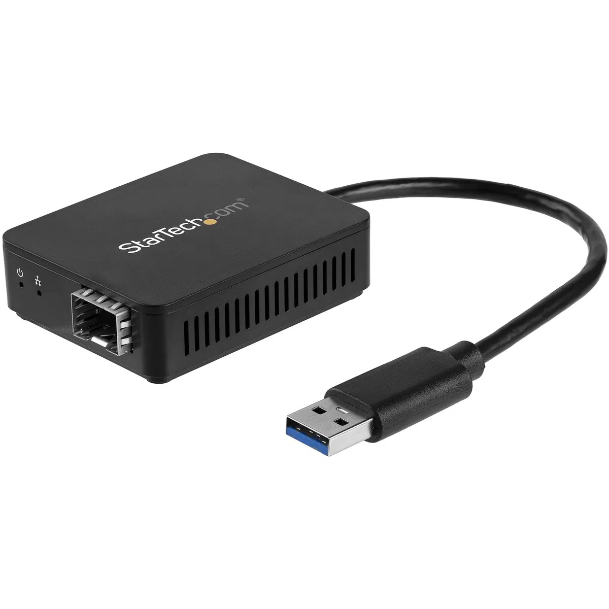 StarTech Convertisseur USB 3.0 vers Fibre Optique Gigabit, SFP ouvert | Adaptateur réseau USB, Multimode MMF, Monomode SMF, Trames étendues, Compatible MSA