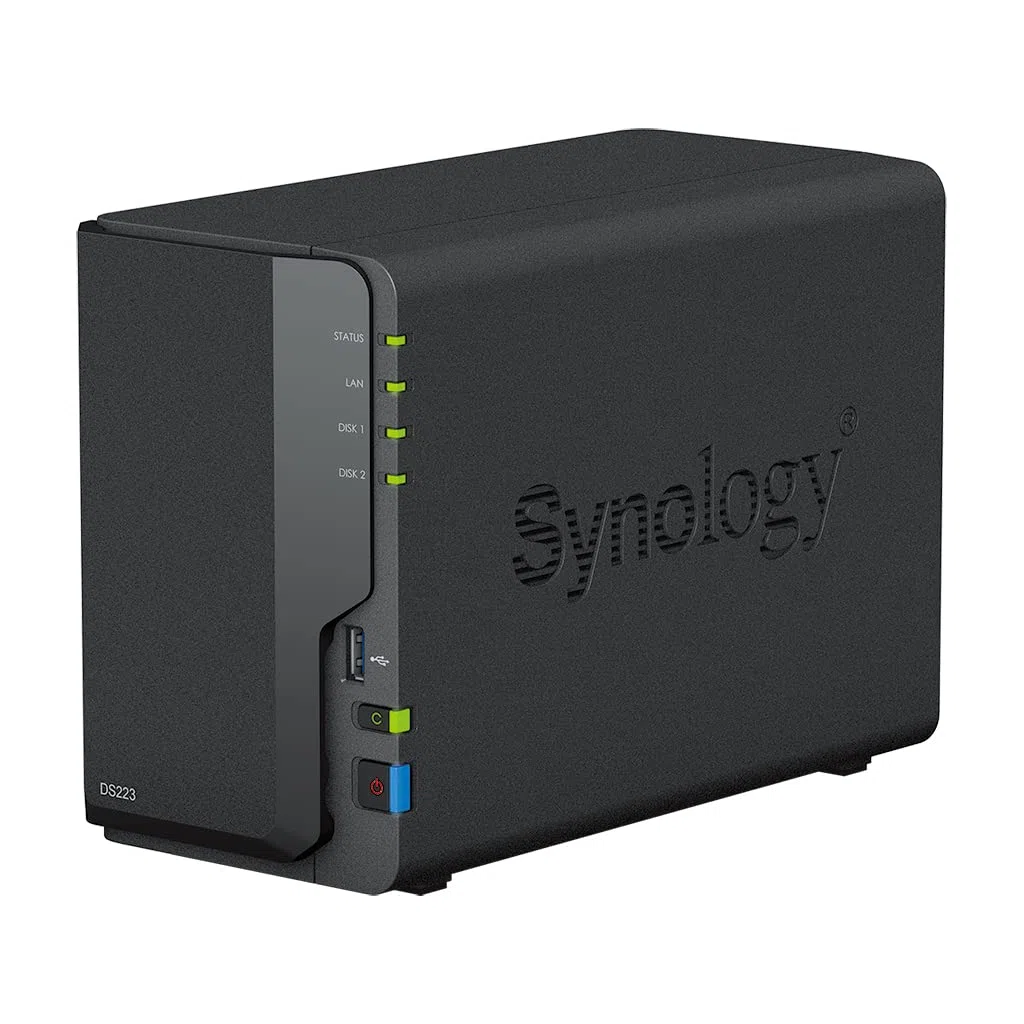 Synology DS223 NAS 8To (2X 4To) IronWolf, Assemblé et testé avec SE DSM installé