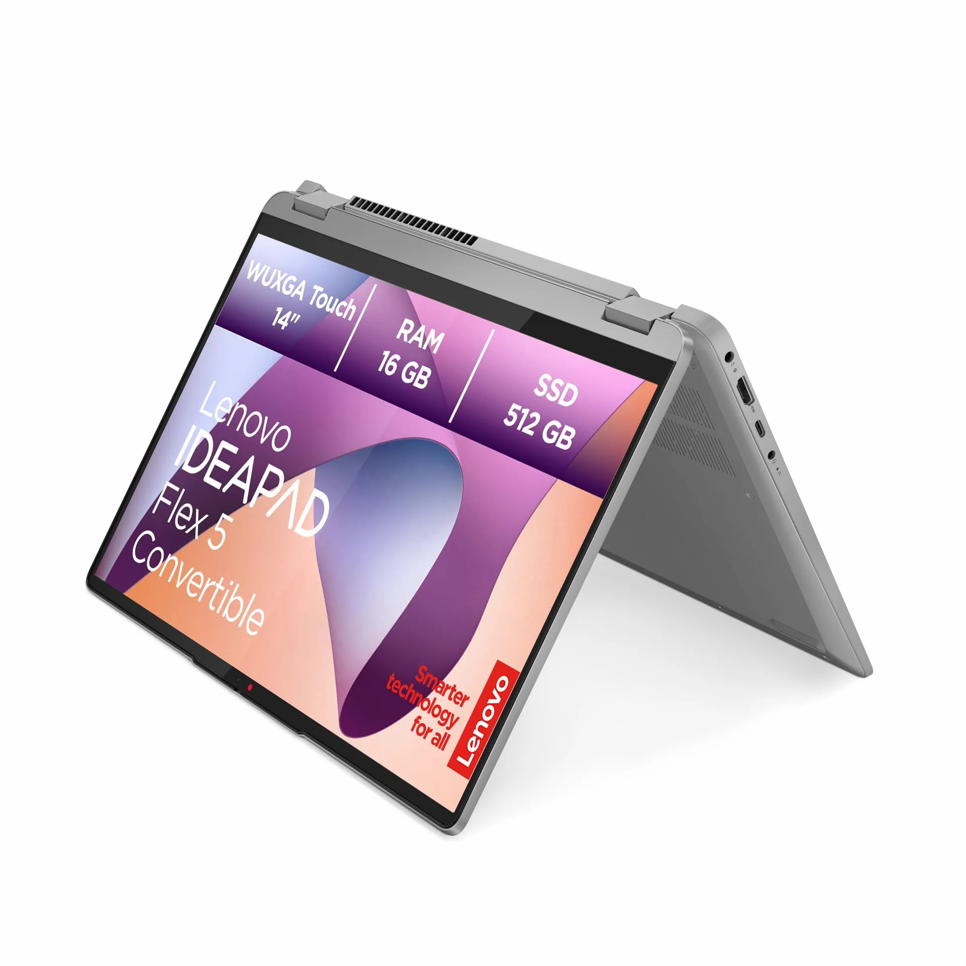 Lenovo IdeaPad Flex 5 82XX0003GE -14" WUXGA Touch, AMD Ryzen 7 7730U, 16 GB RAM, 512 GB SSD, Windows 11 Home