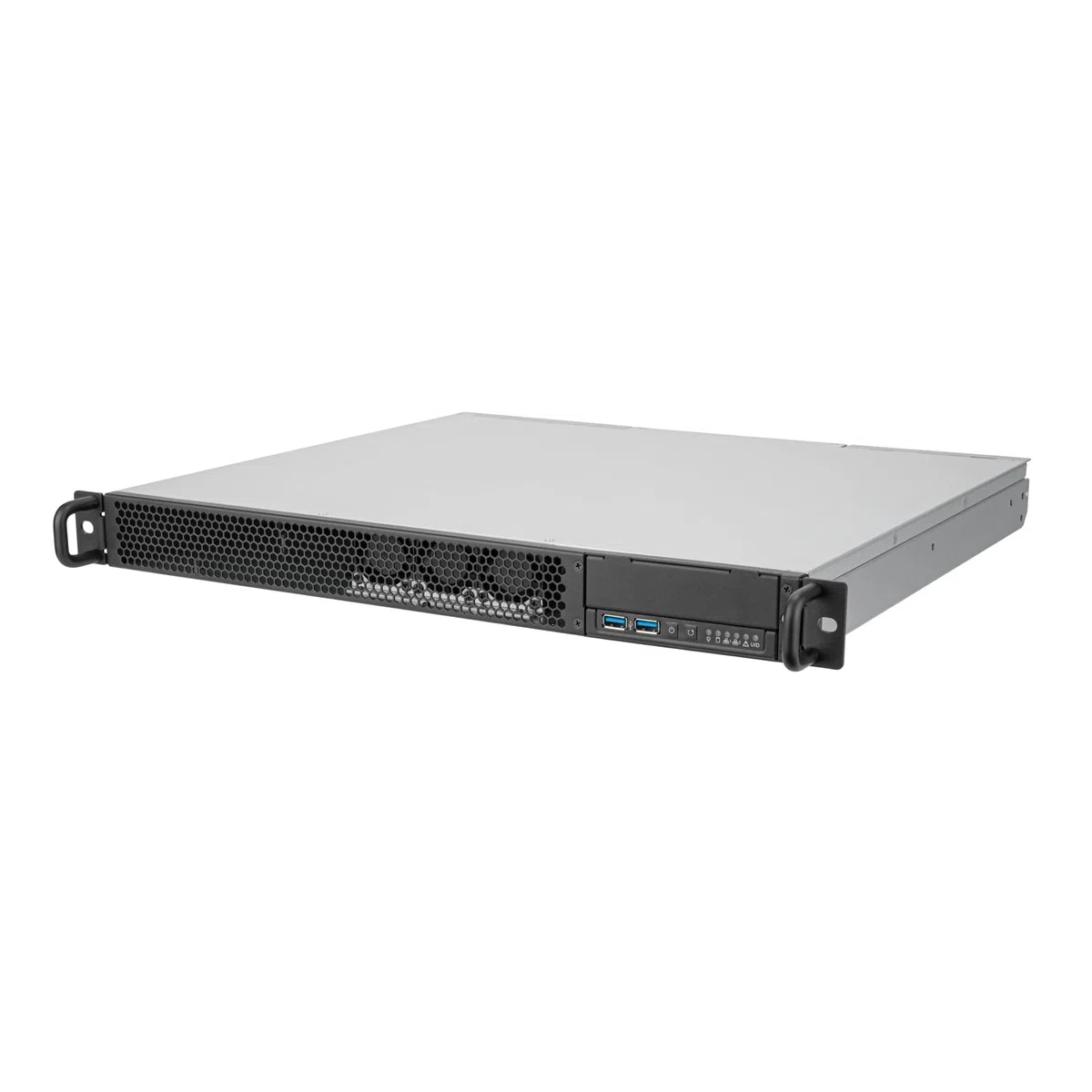 SilverStone RM100 - Châssis Serveur 1U rackable avec Support pour Carte mère ATX et Design de Module I/O Reversible, SST-RM100