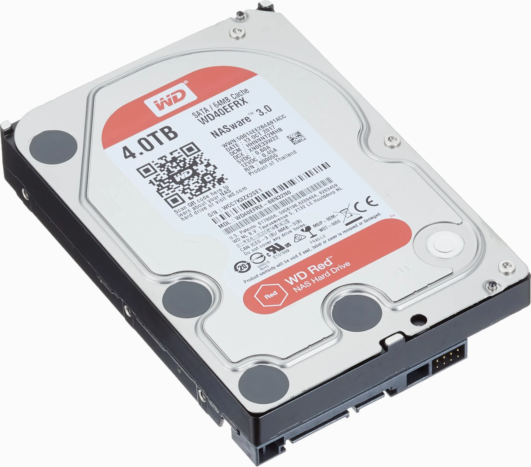 Western Digital WD40EFRX Disque Dur SATA