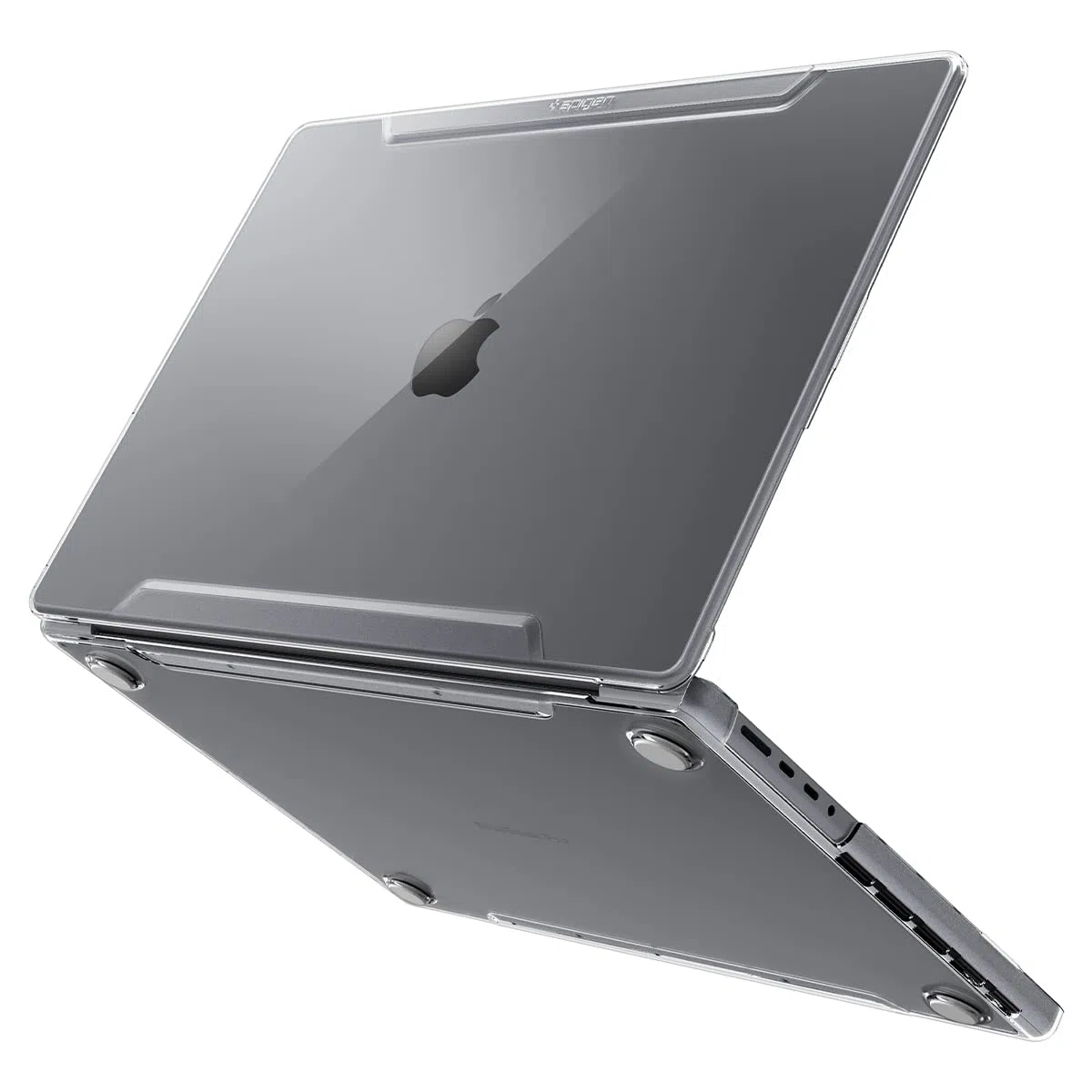 Spigen Thin Fit Coque Compatible avec MacBook Pro 14 Pouces M5/Pro/Max (2026), M4/M3/M2/M1/Pro/Max (2025-2021) Étui Rigide Transparent de Protection - Transparent