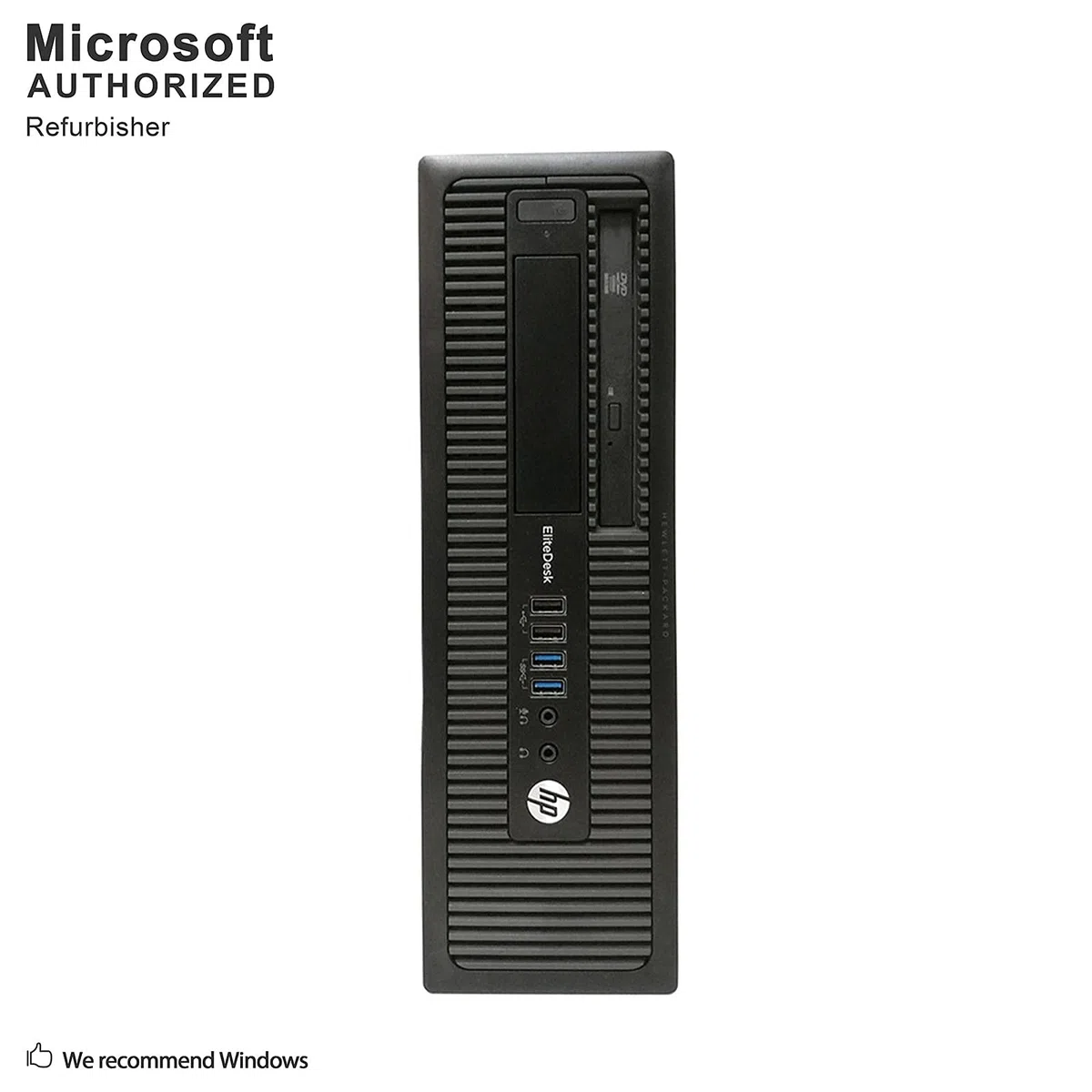 HP EliteDesk 800 G1 SFF Business haute performance ordinateur de bureau PC (Intel Core i5 4570 3,2 G, 16 Go de mémoire RAM DDR3, disque dur de 2 To, DVDROM, HDMI, Win 10 Pro) (certifié