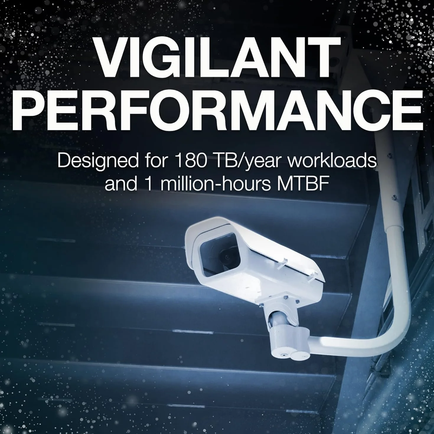 Seagate Skyhawk, 4 to, Disque Dur Interne de vidéosurveillance, 3.5", SATA 6 Go/s, 256 Mo de mémoire Cache, pour système de caméras de sécurité, 3 Ans Services Rescue en Interne (ST4000VX016)