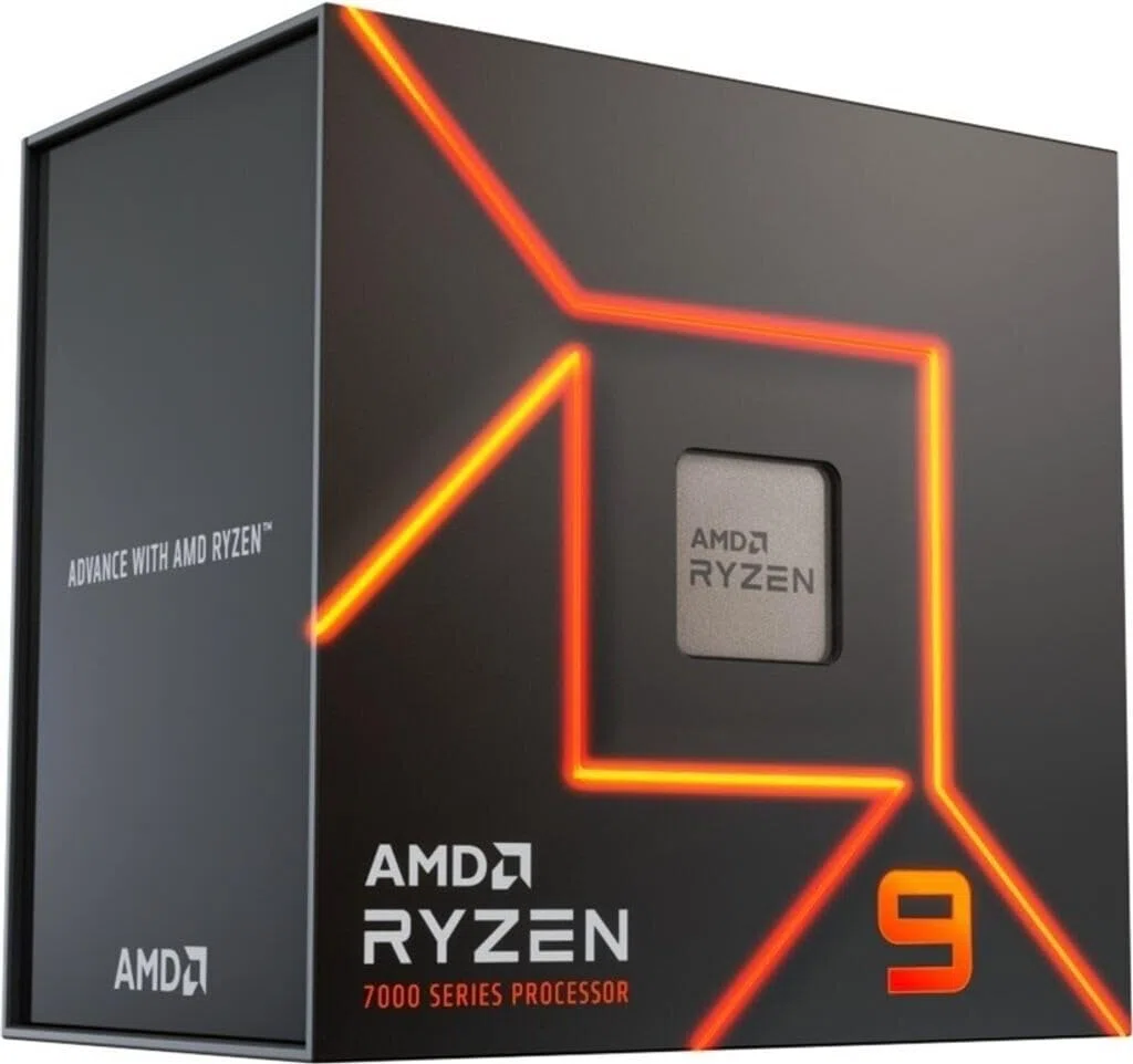 AMD Ryzen™ 9 7900 Processeur. 12 Cœurs/24 Threads Débridés. Architecture Zen 4. 76MB L2 + L3 Cache. 65 W TDP. Jusqu'à 5.4 GHz Fréquence Boost. Socket AMD 5. DDR5 & PCIe 5.0. Pas de Ventilateur Inclus
