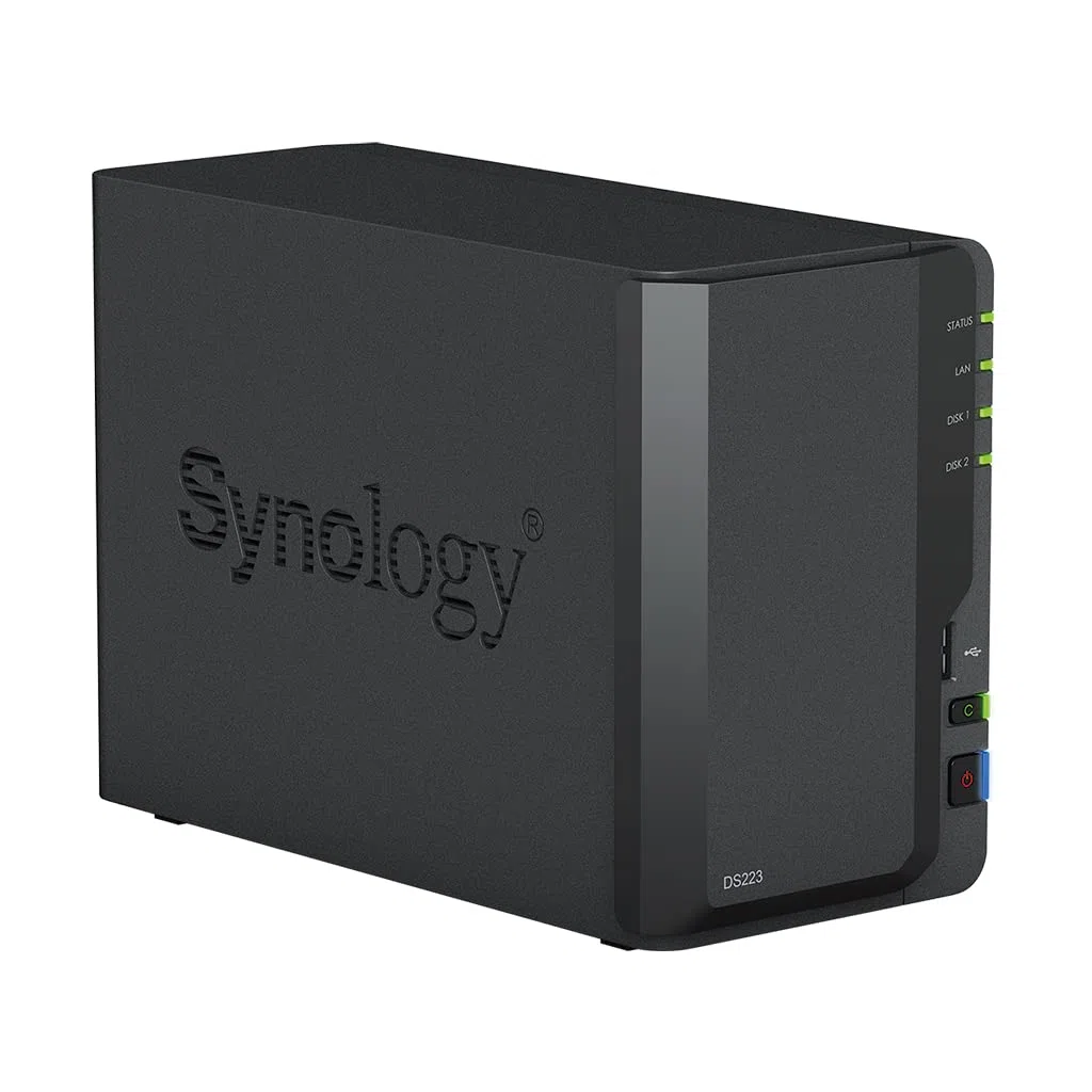 Synology DS223 NAS 8To (2X 4To) IronWolf, Assemblé et testé avec SE DSM installé