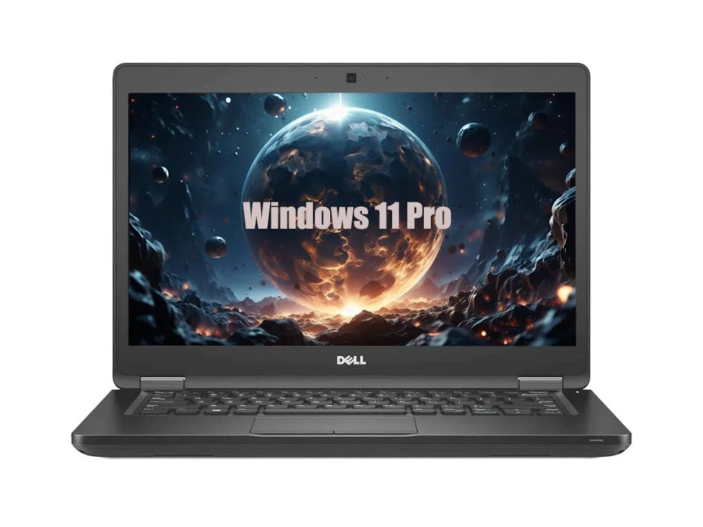 Dell Latitude 5480 Ordinateur Portable Professionnel, Intel Core i5-7300U,14" FHD (1920x1080), 8 Go de RAM, SSD 256 Go, Clavier QWERTY américain, Windows 11 Pro (reconditionné)